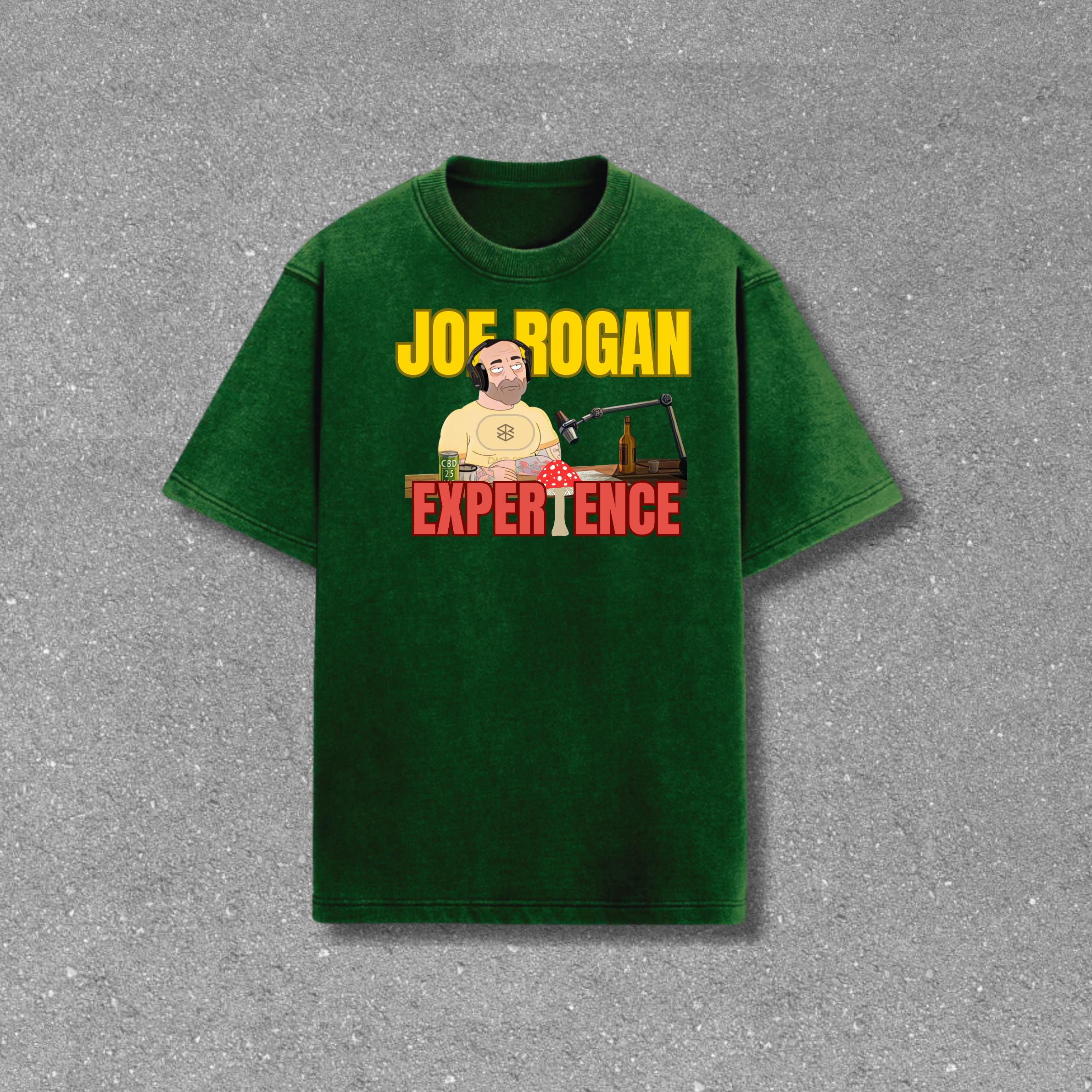 Joe Rogan Acid Wash Oversized T-Shirt