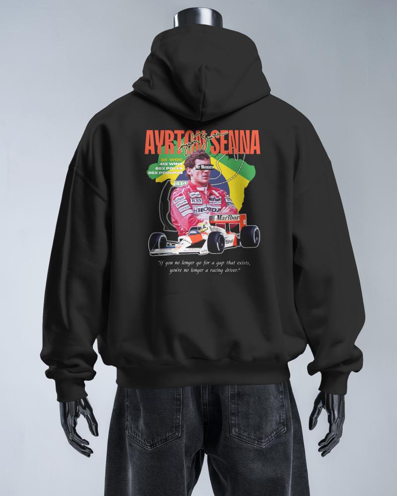 Ayrton Senna Mr. Monaco Oversized Hoodie