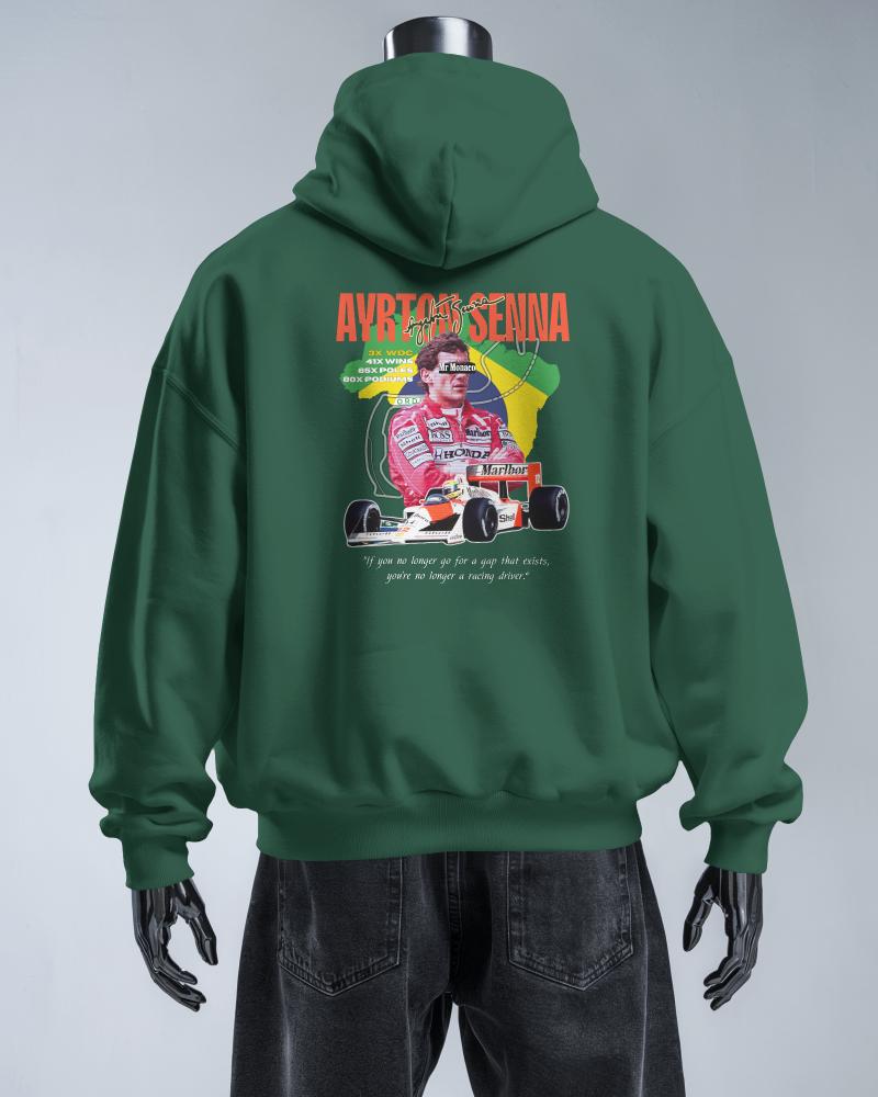 Ayrton Senna Mr. Monaco Oversized Hoodie