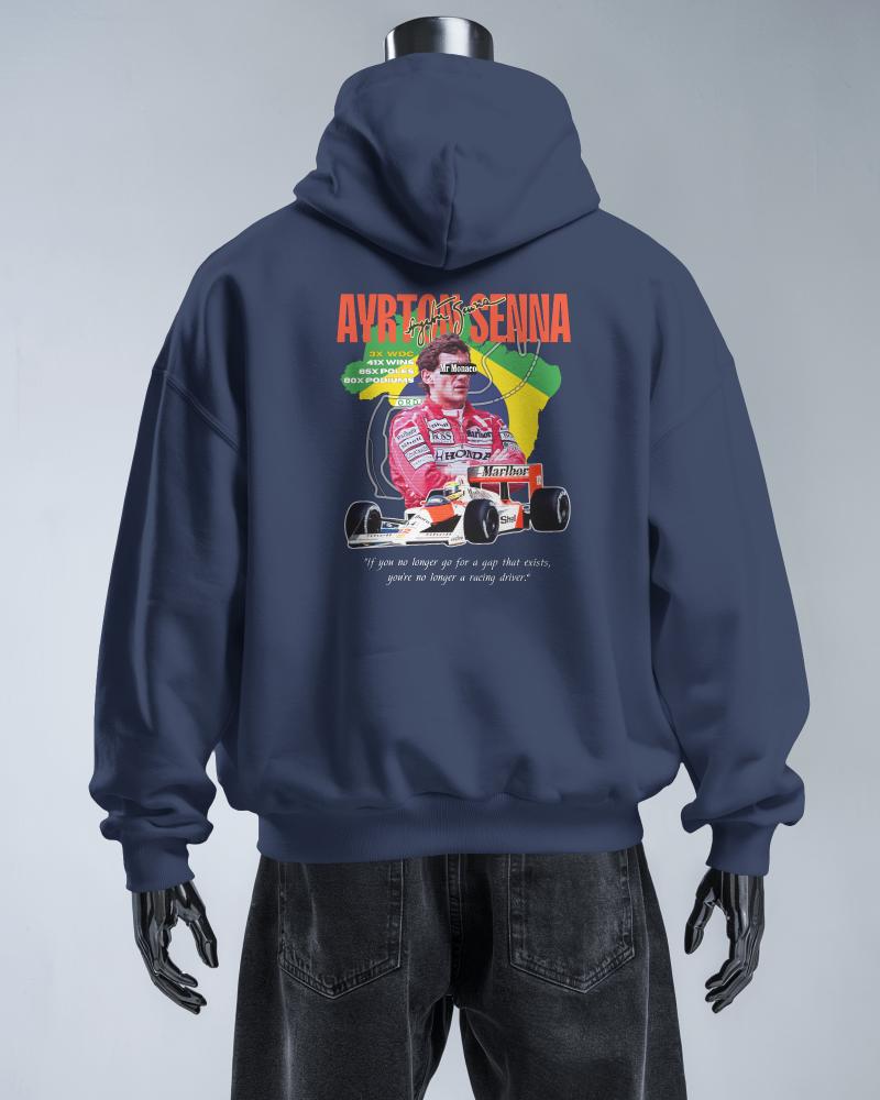 Ayrton Senna Mr. Monaco Oversized Hoodie