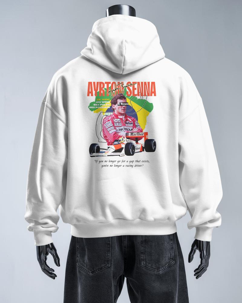 Ayrton Senna Mr. Monaco Oversized Hoodie