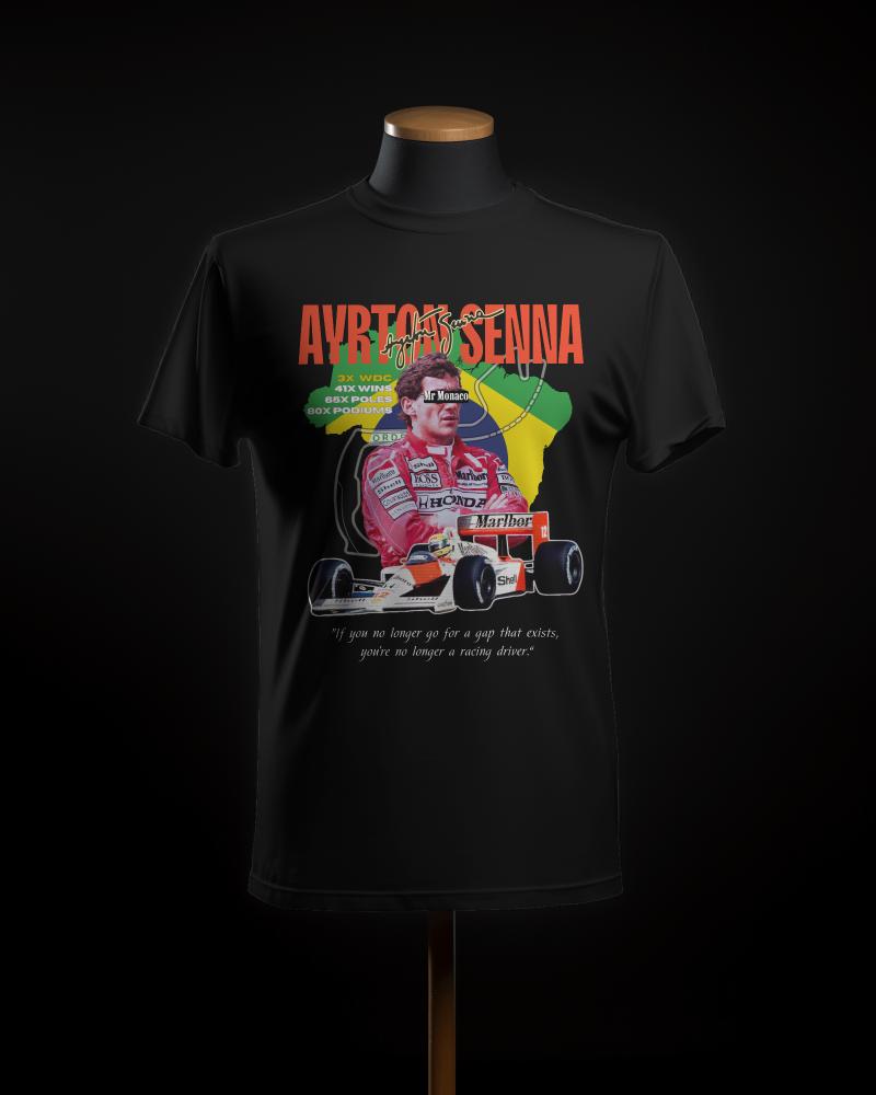 Ayrton Senna Mr. Monaco T-Shirt