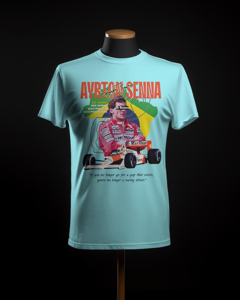 Ayrton Senna Mr. Monaco T-Shirt