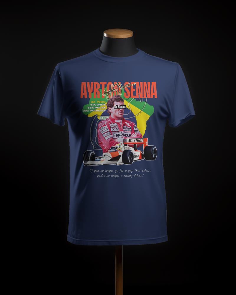 Ayrton Senna Mr. Monaco T-Shirt