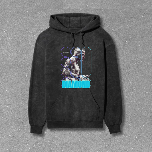 Dustin "Diamond" Poirier Acid Wash Hoodie