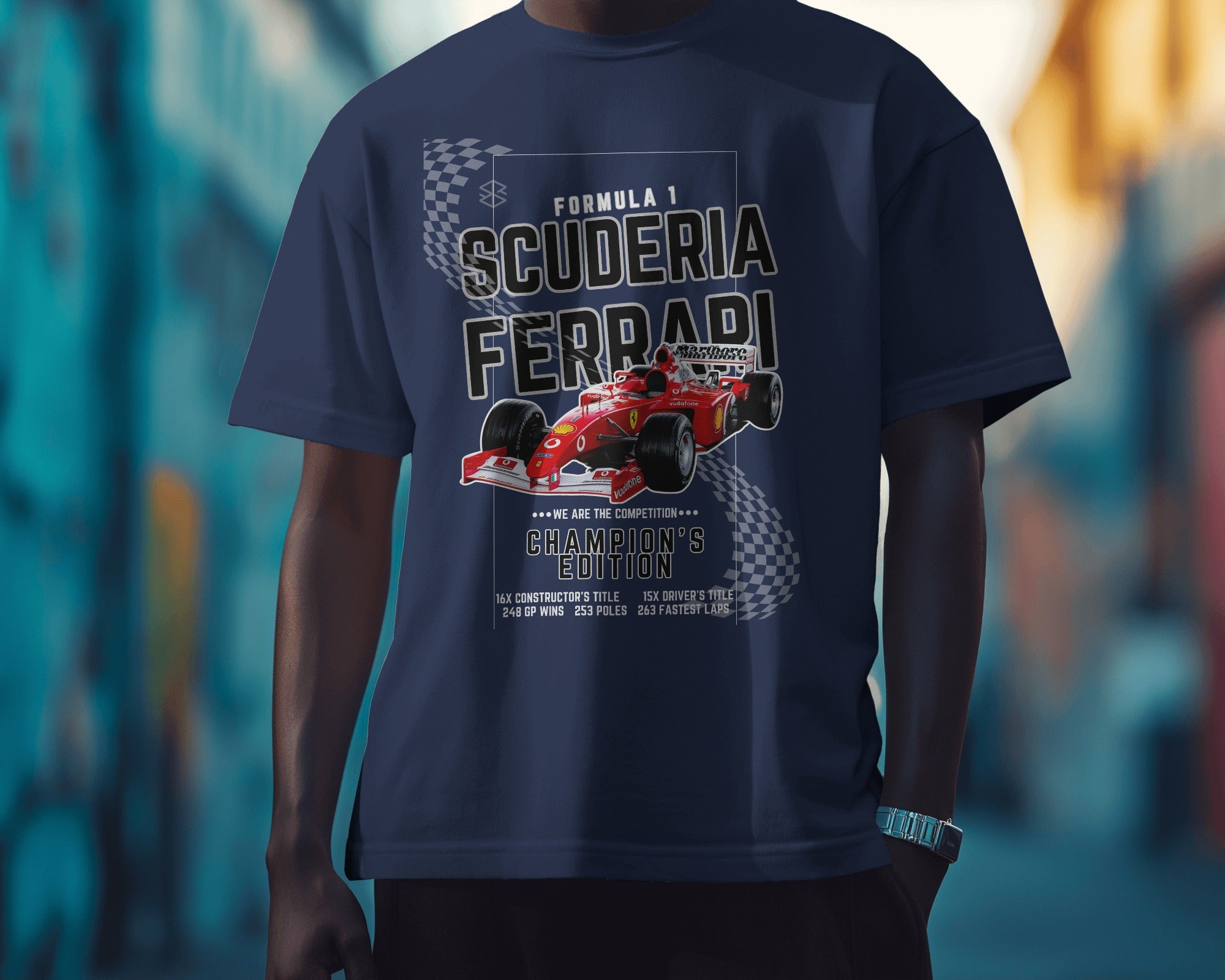 Scuderia Ferrari Champions Edition Oversized T-Shirt