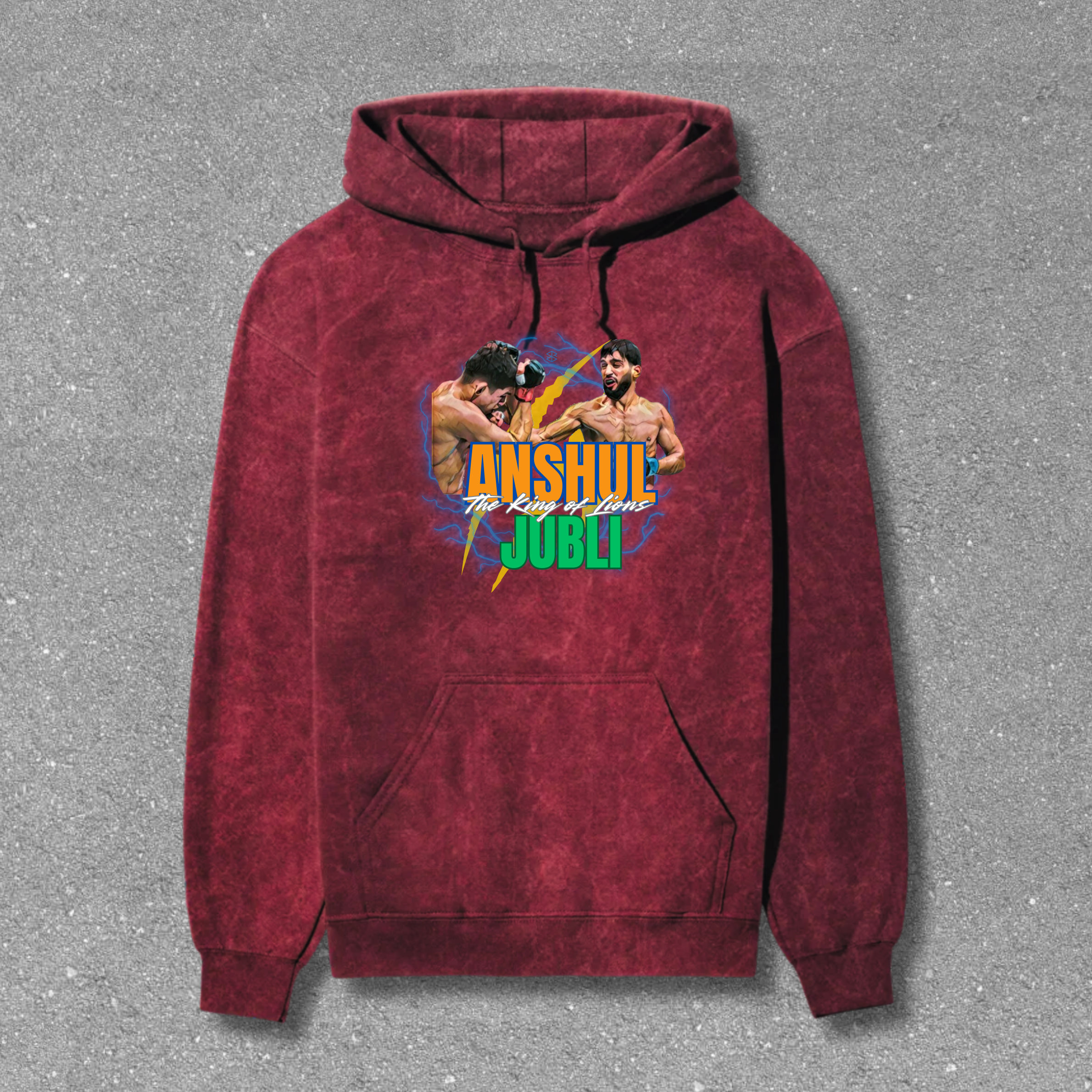 Anshul "The King of Lions" Jubli Acid Wash Hoodie