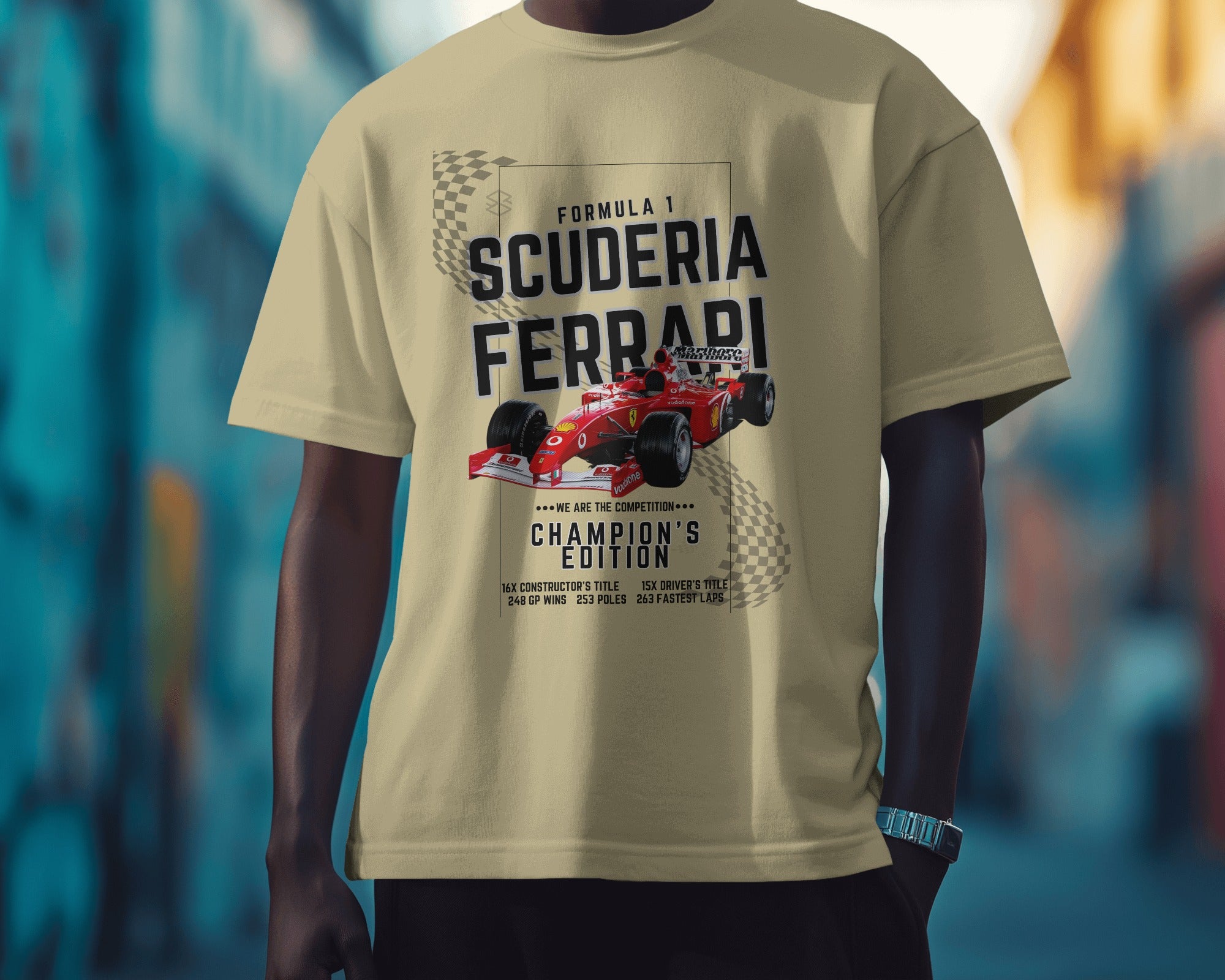 Scuderia Ferrari Champions Edition Oversized T-Shirt