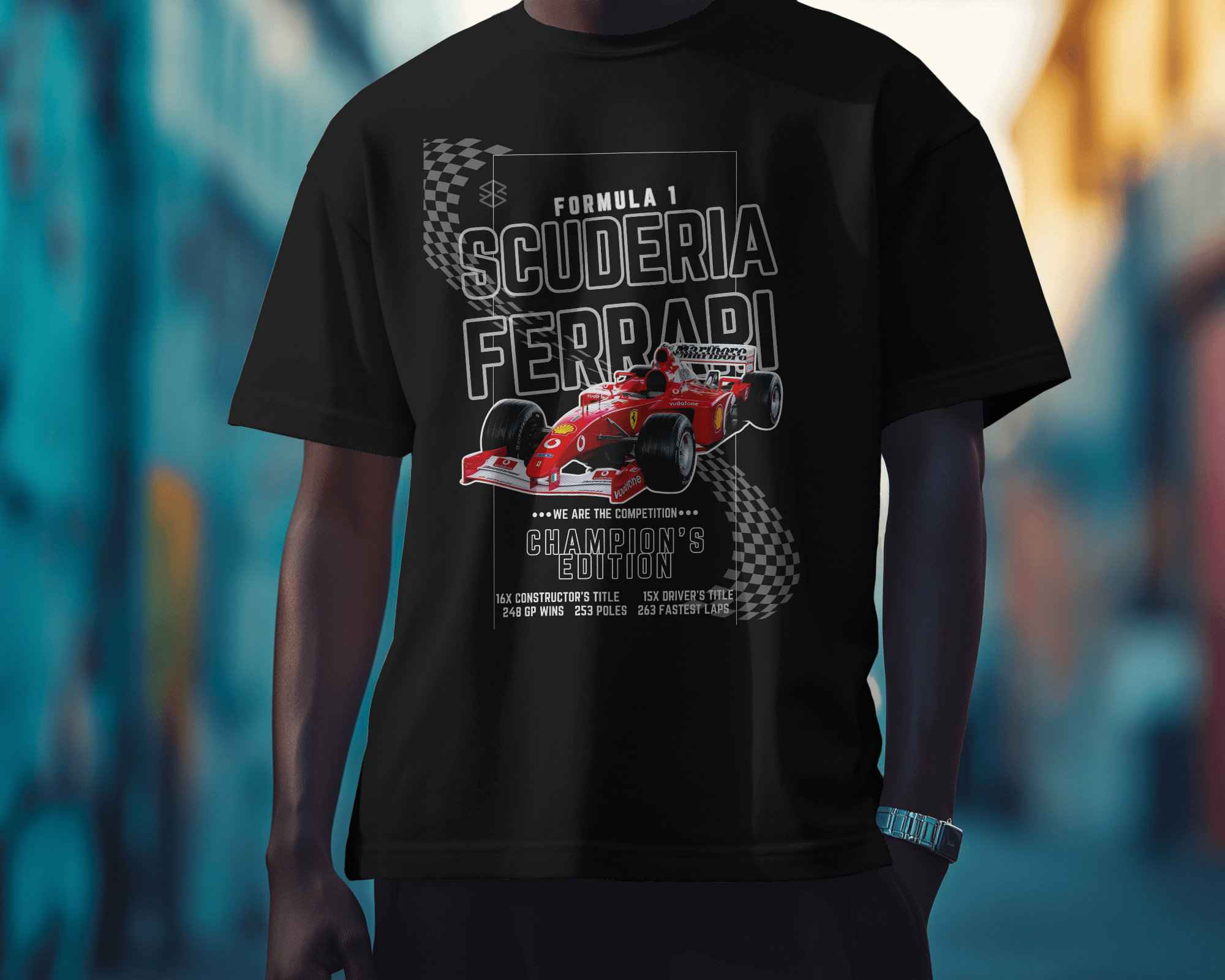 Scuderia Ferrari Champions Edition Oversized T-Shirt