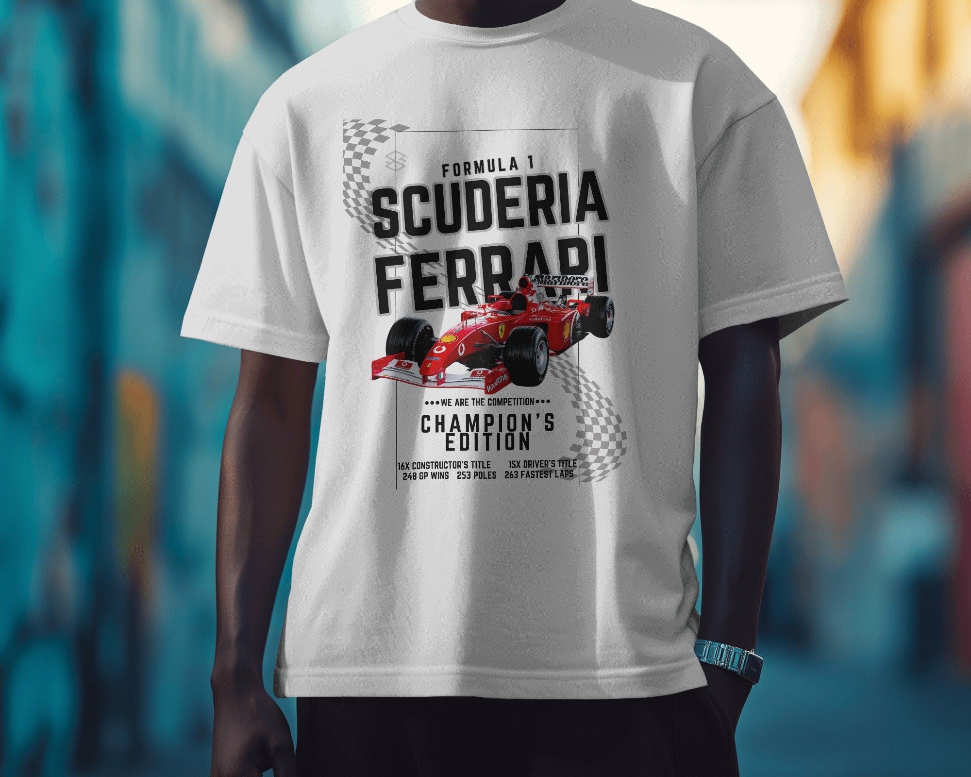 Scuderia Ferrari Champions Edition Oversized T-Shirt