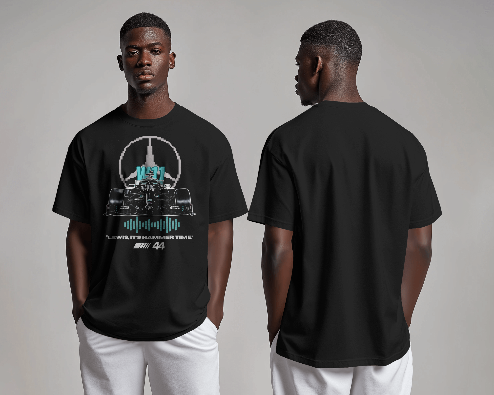 Mercedes W11 LH44 Oversized T-Shirt