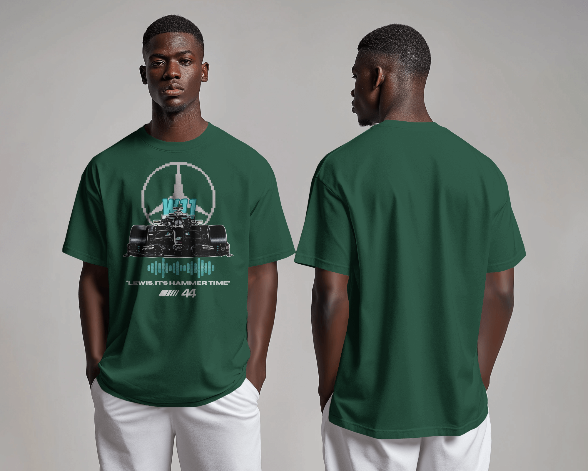 Mercedes W11 LH44 Oversized T-Shirt