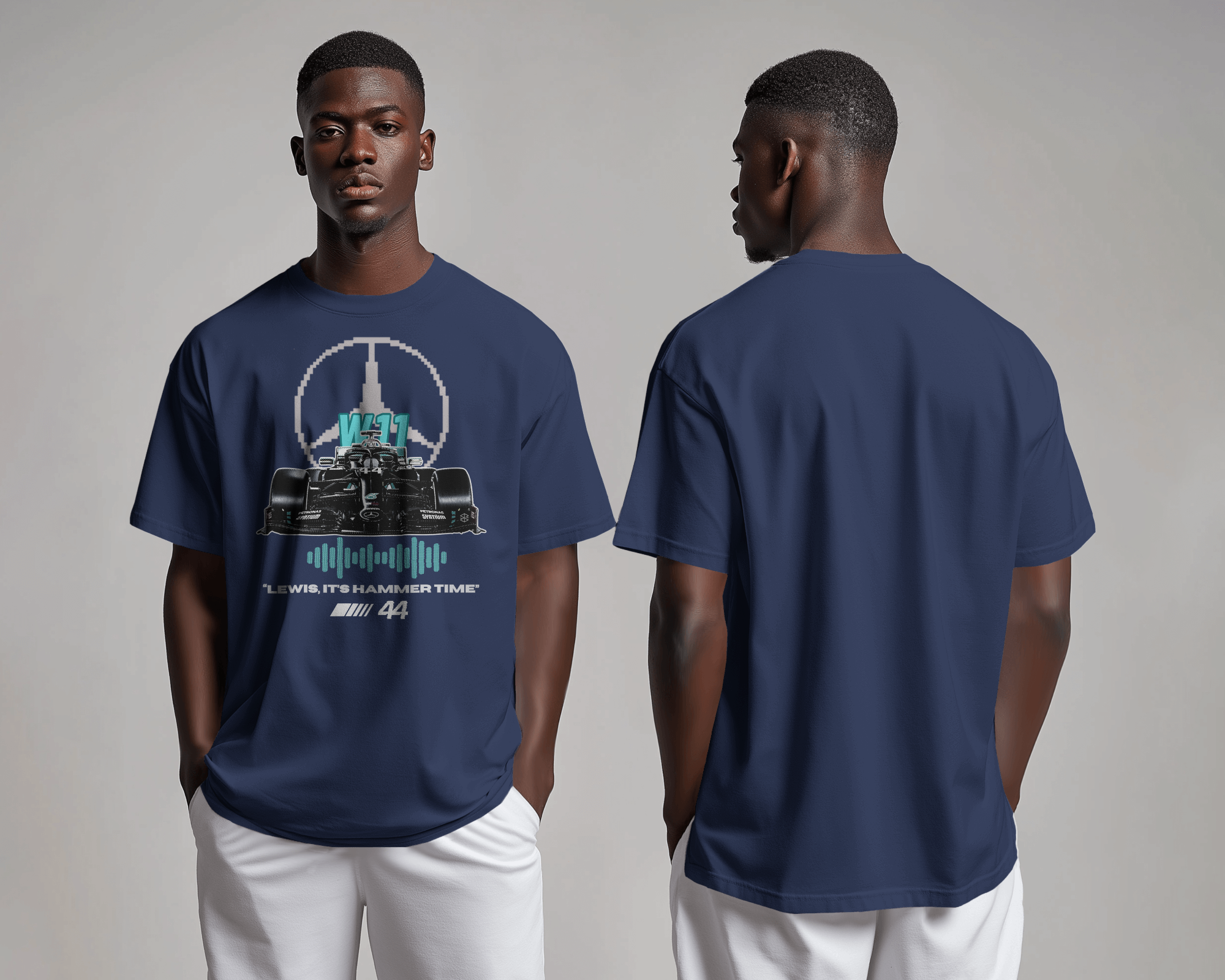 Mercedes W11 LH44 Oversized T-Shirt