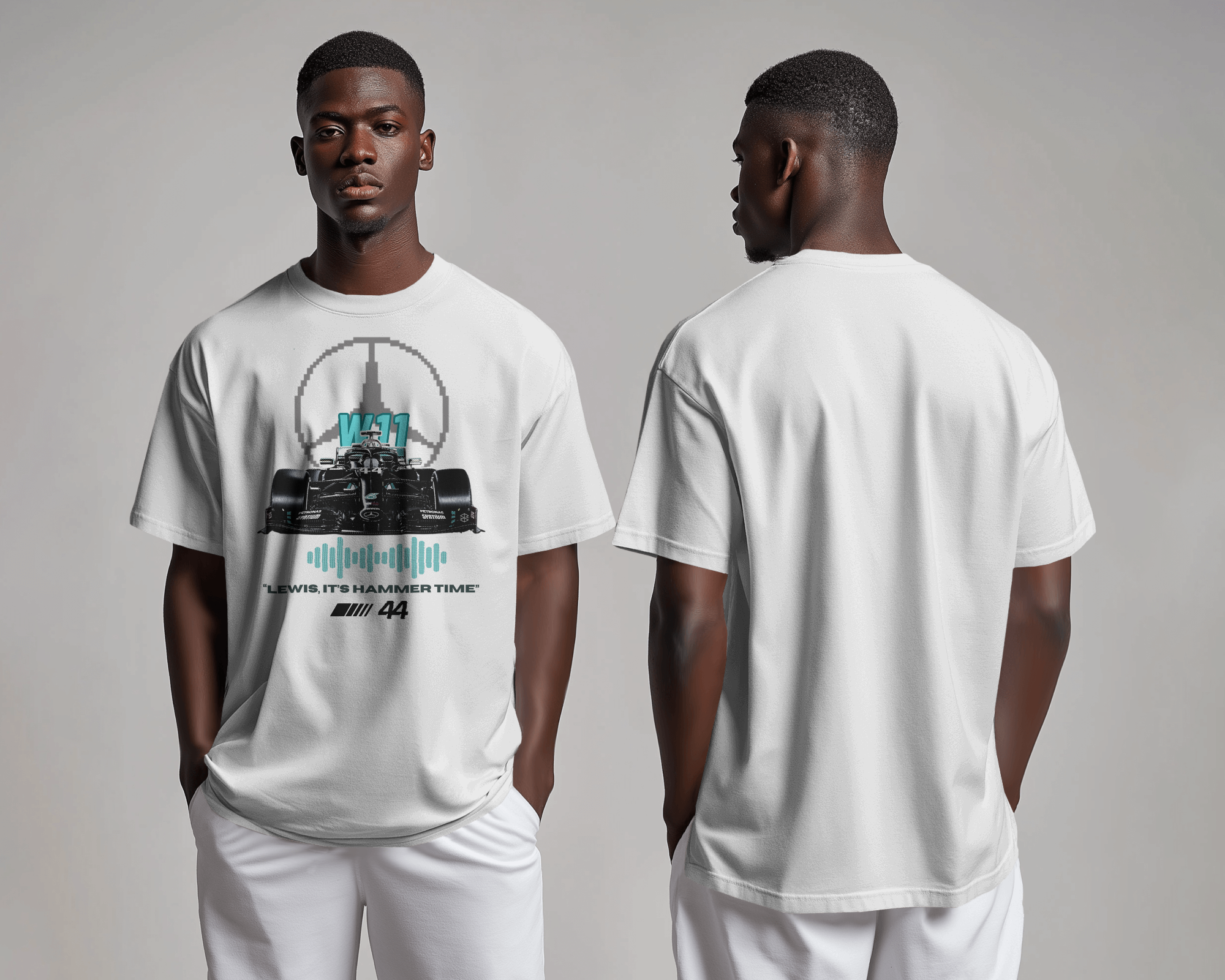 Mercedes W11 LH44 Oversized T-Shirt