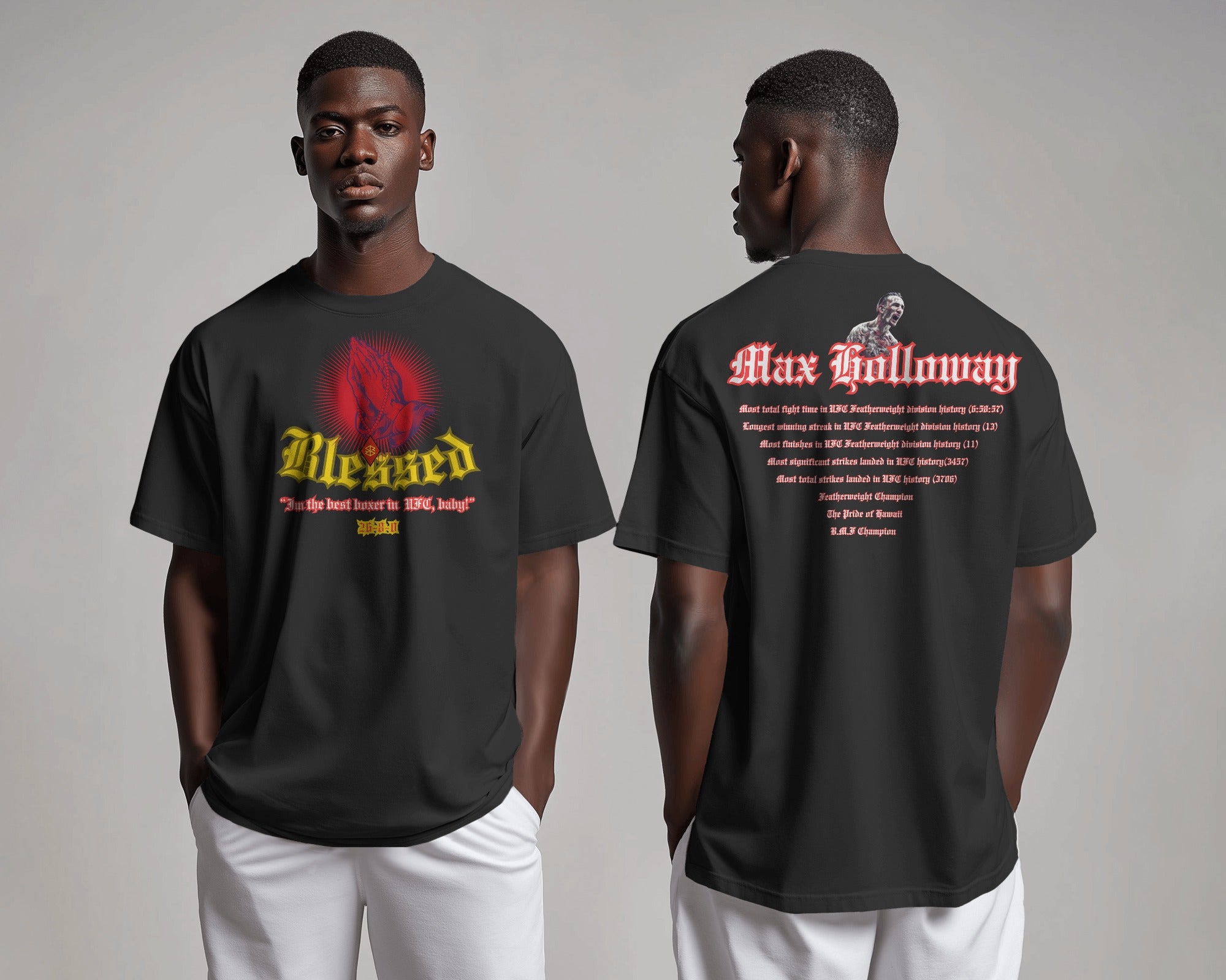 Max "Blessed" Holloway Oversized T-Shirt