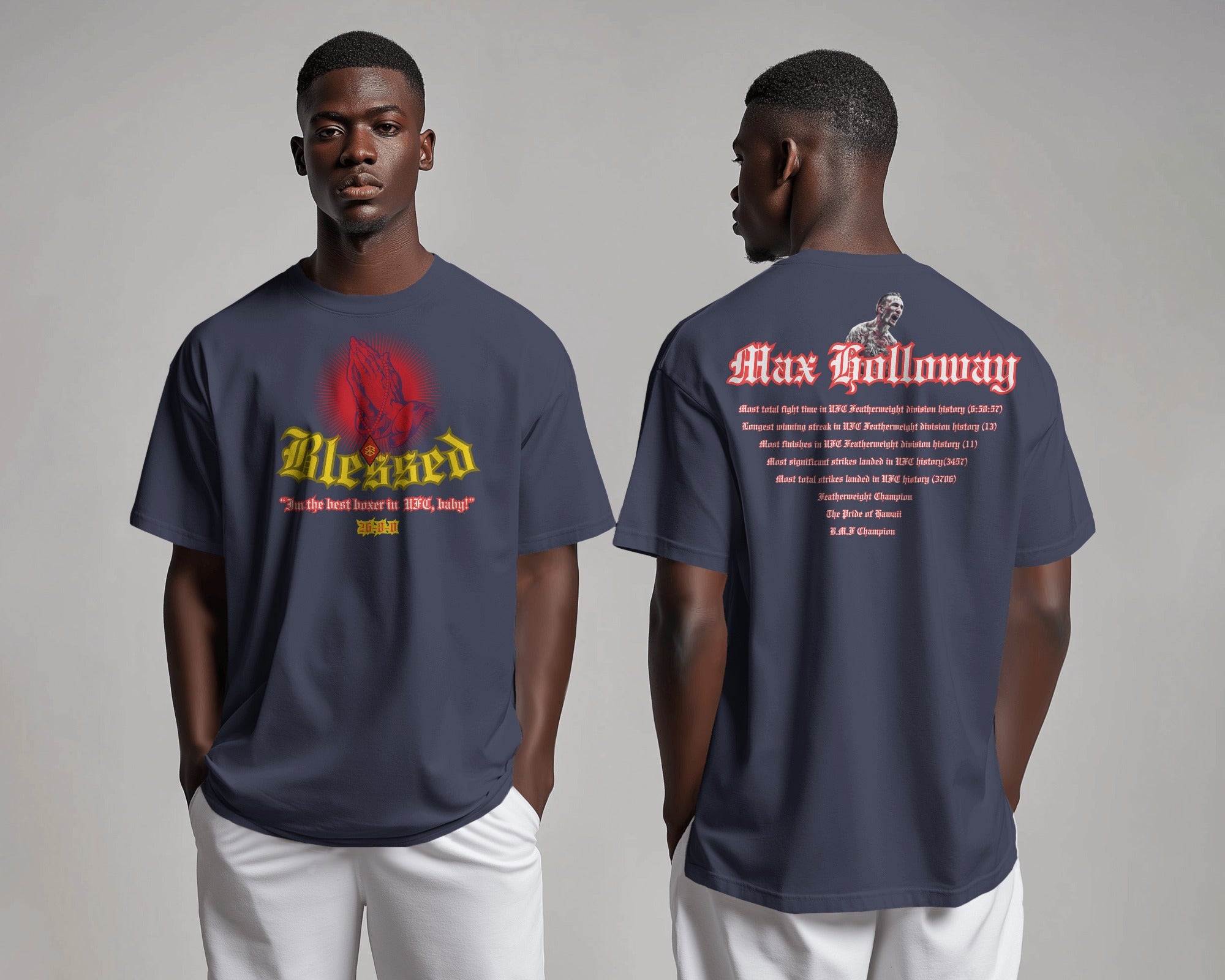 Max "Blessed" Holloway Oversized T-Shirt