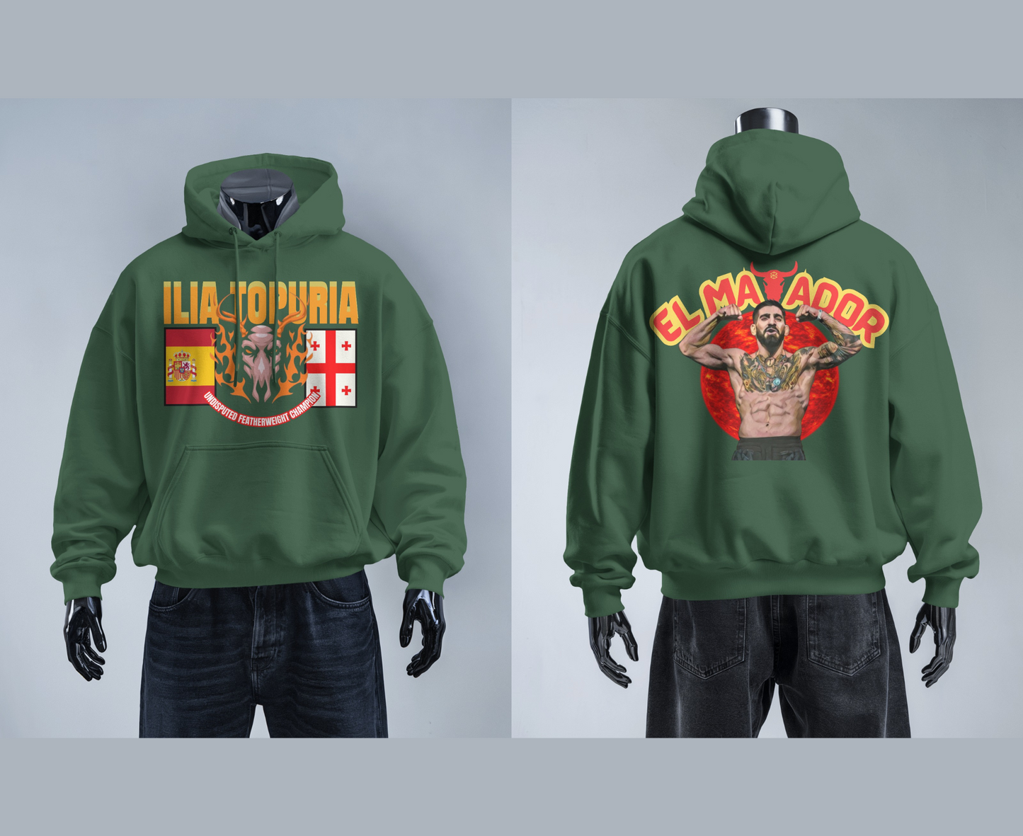 Ilia "El Matador" Topuria Oversized Hoodie