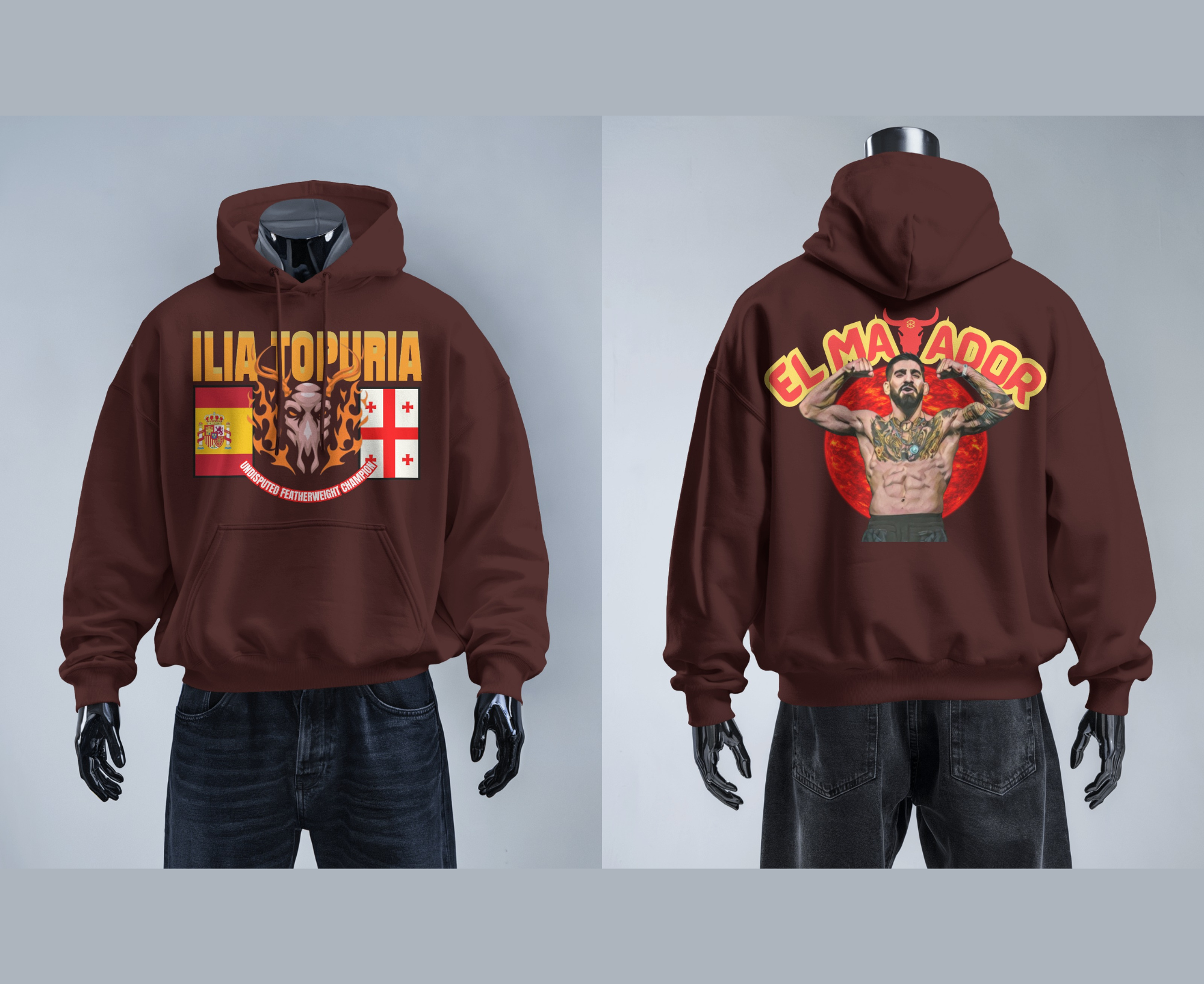 Ilia "El Matador" Topuria Oversized Hoodie