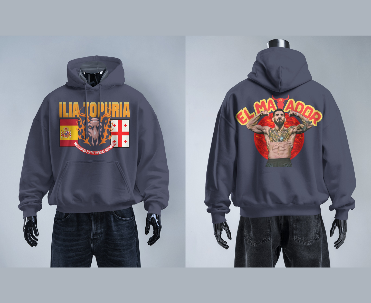 Ilia "El Matador" Topuria Oversized Hoodie