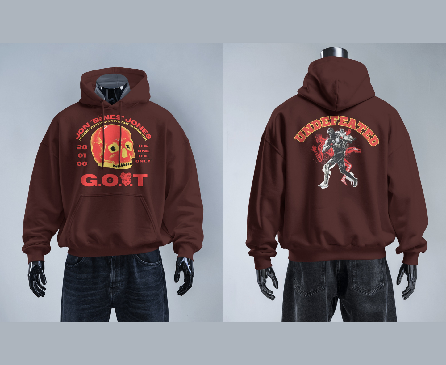 Jon "Bones" Jones Oversized Hoodie