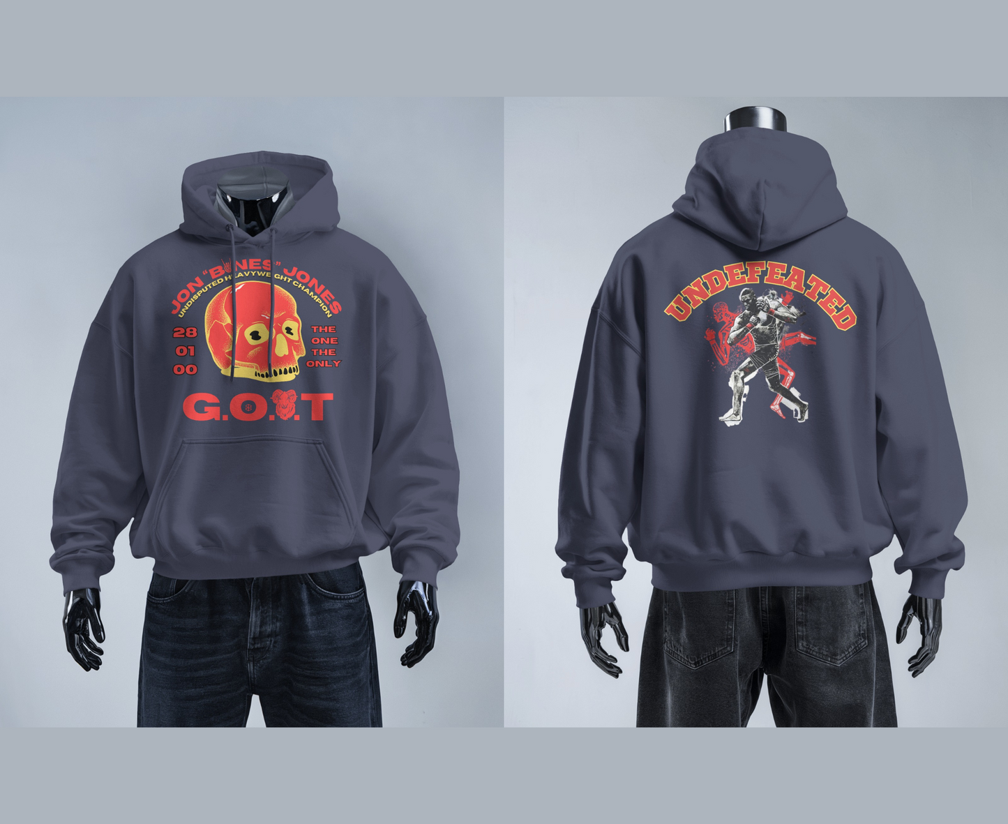 Jon "Bones" Jones Oversized Hoodie