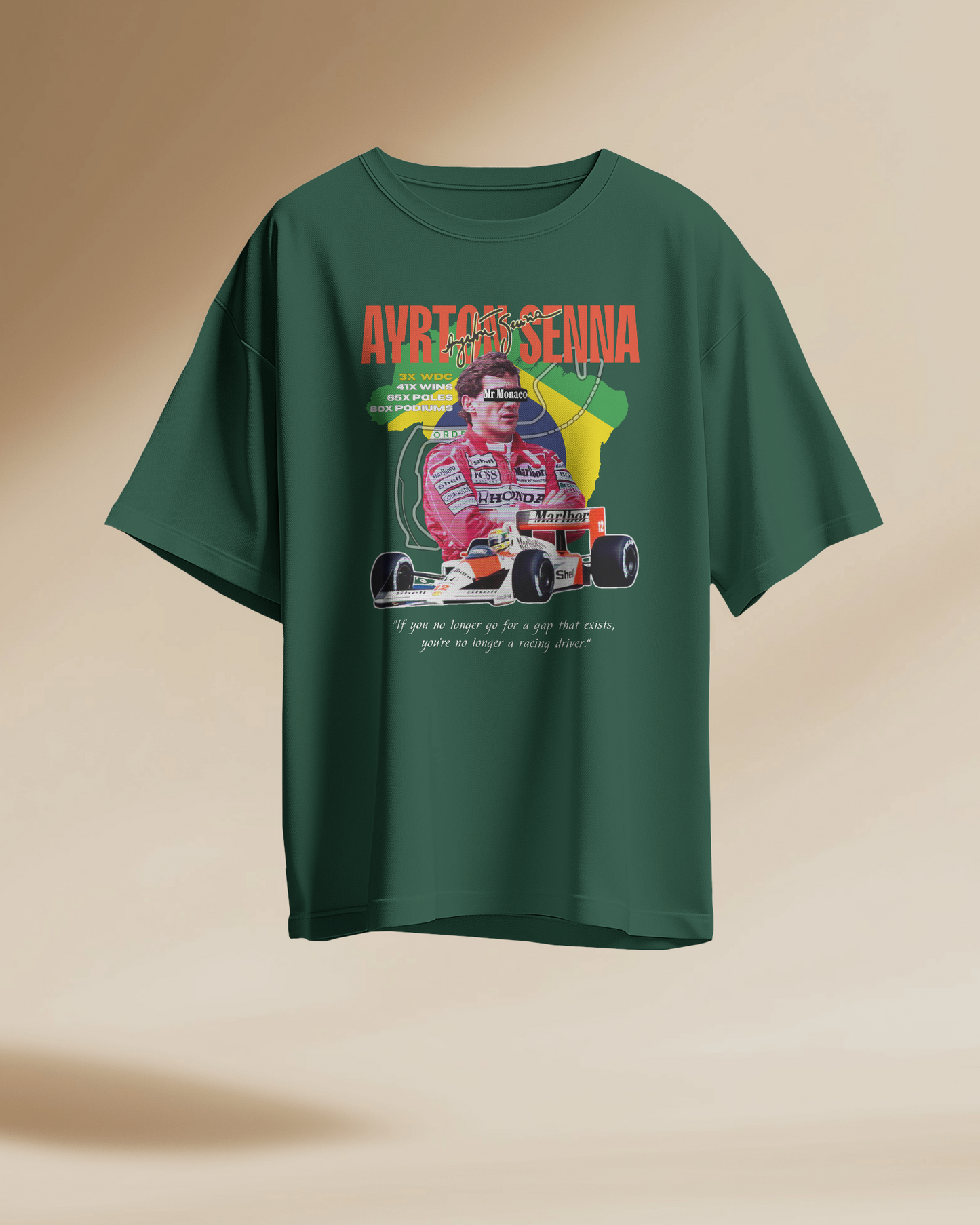 Ayrton Senna Oversized T shirt